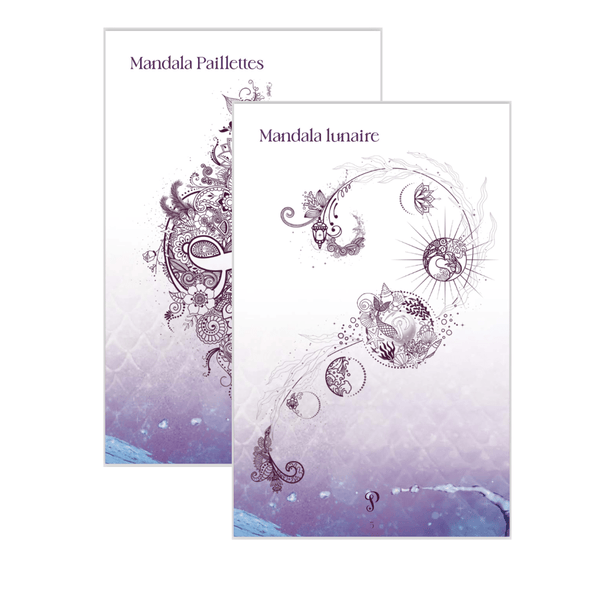 Mandala à colorier dans l'Agenda Émergence, créé par Marie-Hélène Fleury-Roy
