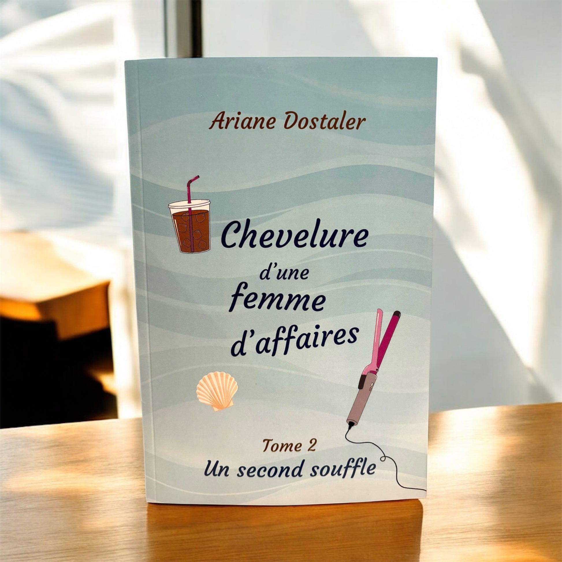 Couverture du roman 'Chevelure d'une Femme d'Affaires', tome 2 - un Second Souffle. - Histoire pour les femmes qui jonglent avec business, deuil et voyages intérieurs