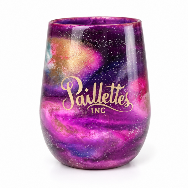 Verre Paillettes signature